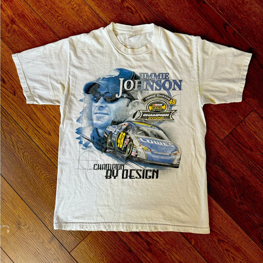 Jimmie Johnson NASCAR Logo Short Sleeve T Shirt
